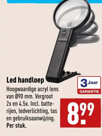 ALDI Led handloep aanbieding