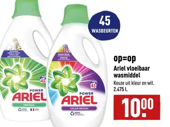 ALDI Ariel vloeibaar wasmiddel aanbieding