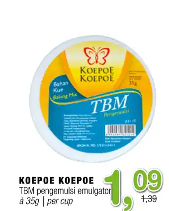 Amazing Oriëntal Koepoe Koepoe Tbm Pengemulsi Emulgator aanbieding