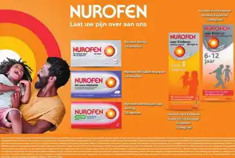 DA NUROFEN Laat uw pijn over aan ons aanbieding