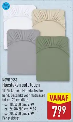 ALDI Hoeslaken soft touch aanbieding