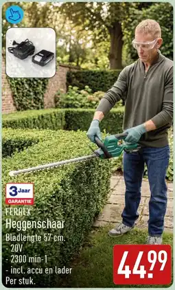 ALDI Ferrex Heggenschaar aanbieding