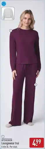 ALDI UP2FASHION Loungewear trui aanbieding