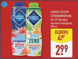 ALDI Karvan Cévítam Limonadesiroop aanbieding