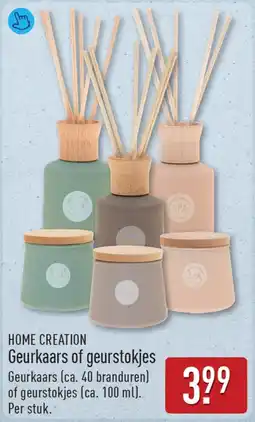 ALDI Home Creation Geurkaars of geurstokjes aanbieding