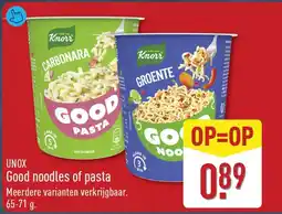 ALDI Knorr Good noodles or pasta aanbieding