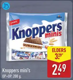 ALDI Knoppers mini's aanbieding
