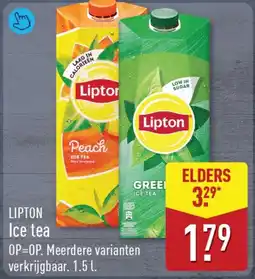 ALDI Lipton Ice tea aanbieding