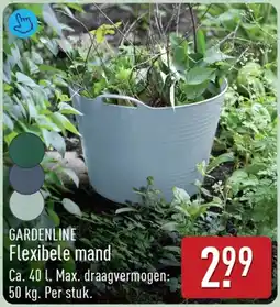 ALDI GARDENLINE Flexibele mand aanbieding