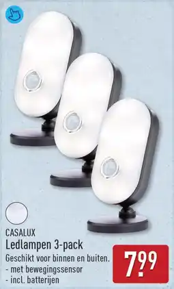 ALDI CASALUX Ledlampen 3-pack aanbieding