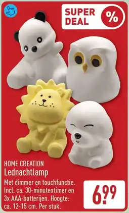 ALDI Home Creation Lednachtlamp aanbieding