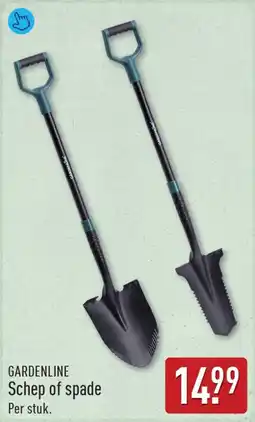 ALDI GARDENLINE Schep of spade aanbieding