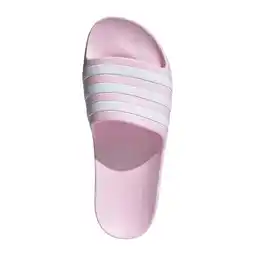 Wehkamp adidas Sportswear Adilette Aqua badslippers roze/wit aanbieding