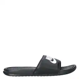Wehkamp Nike Benassi badslippers zwart/wit aanbieding
