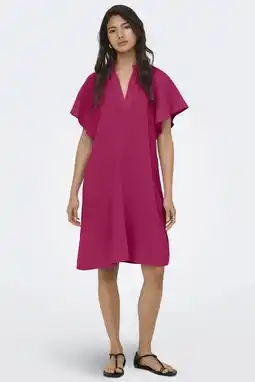 Wehkamp ONLY mini jurk roze aanbieding