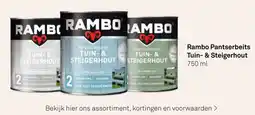 Karwei Rambo Pantserbeits Tuin- & Steigerhout aanbieding