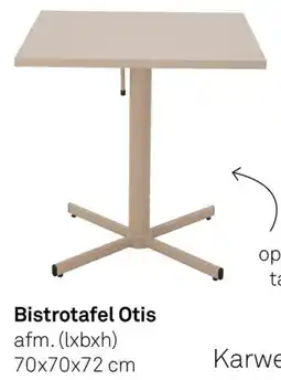 Karwei Bistrotafel Otis aanbieding