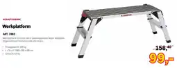 Toolspecial Kraftwerk Werkplatform aanbieding