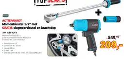 Toolspecial Hazet Momentsleutel 1/2" met gratis slagmoersleutel en krachtdop aanbieding