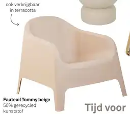 Karwei Fauteuil Tommy Beige aanbieding