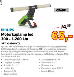Toolspecial Philips Motorkaplamp led 300 - 1.200 Lm aanbieding