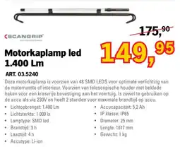 Toolspecial Scangrip motorkaplamp led 1.400 lm aanbieding