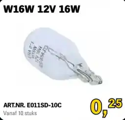 Toolspecial W16W 12V 16W aanbieding