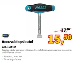 Toolspecial Hazet accuvuldopsleutel 4650-3A aanbieding
