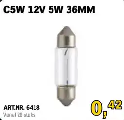 Toolspecial C5W 12V 5W 36MM aanbieding