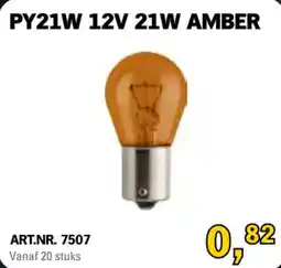 Toolspecial PY21W 12V 21W AMBER aanbieding