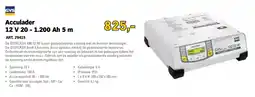 Toolspecial GYS Acculader 12 V 20 - 1.200 Ah 5 m aanbieding