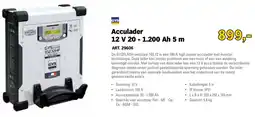 Toolspecial GYS Acculader 12 V 20-1.200 Ah 5 m aanbieding