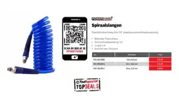 Toolspecial Powerhand spiraalslangen aanbieding