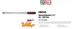 Toolspecial Sonic Momentsleutel 1/2" 40-200 Nm aanbieding