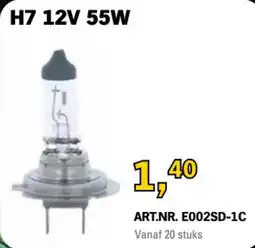 Toolspecial H7 12V 55W aanbieding