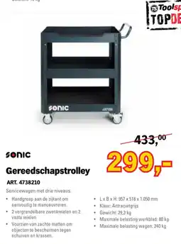 Toolspecial sonic gereedschapstrolley aanbieding