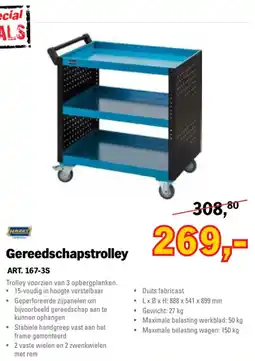 Toolspecial HazeT gereedschapstrolley aanbieding