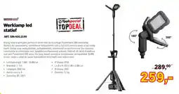 Toolspecial Powerhand werklamp led statief aanbieding