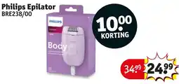 Kruidvat Philips Epilator BRE238/00 aanbieding