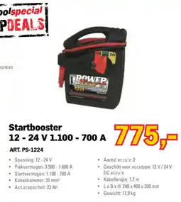 Toolspecial Power Startbooster 12-24 V 1.100-700 A aanbieding