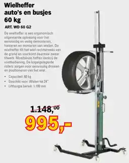 Toolspecial Wielheffer Auto's en Busjes aanbieding