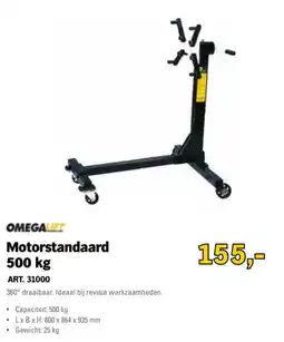 Toolspecial omegalift motorstandaard 500 kg aanbieding