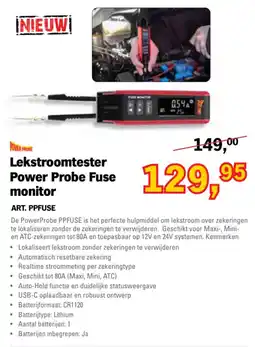 Toolspecial Power Probe Fuse monitor aanbieding