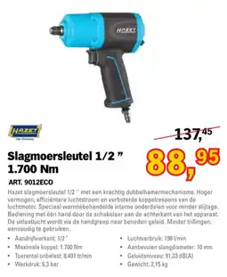 Toolspecial Hazet slagmoersleutel 1/2" aanbieding