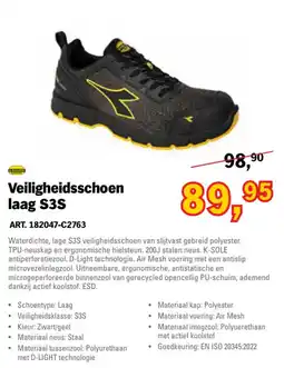 Toolspecial Veiligheidsschoen laag S3S aanbieding