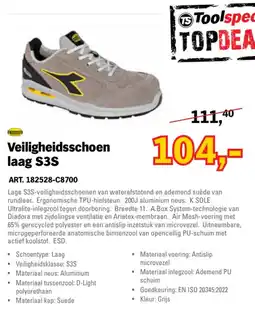 Toolspecial ToolSpec Veiligheidsschoen laag S3S aanbieding