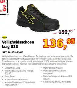 Toolspecial Veiligheidsschoen laag S3S aanbieding