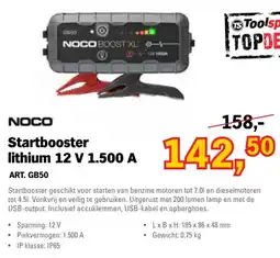 Toolspecial Noco startbooster lithium 12 v 1.500 a aanbieding