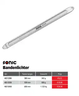 Toolspecial sonic bandenlichter aanbieding