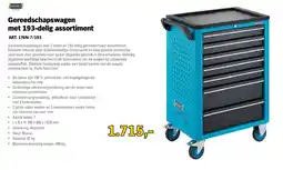 Toolspecial HAKET Gereedschapswagen met 193-delig assortiment aanbieding